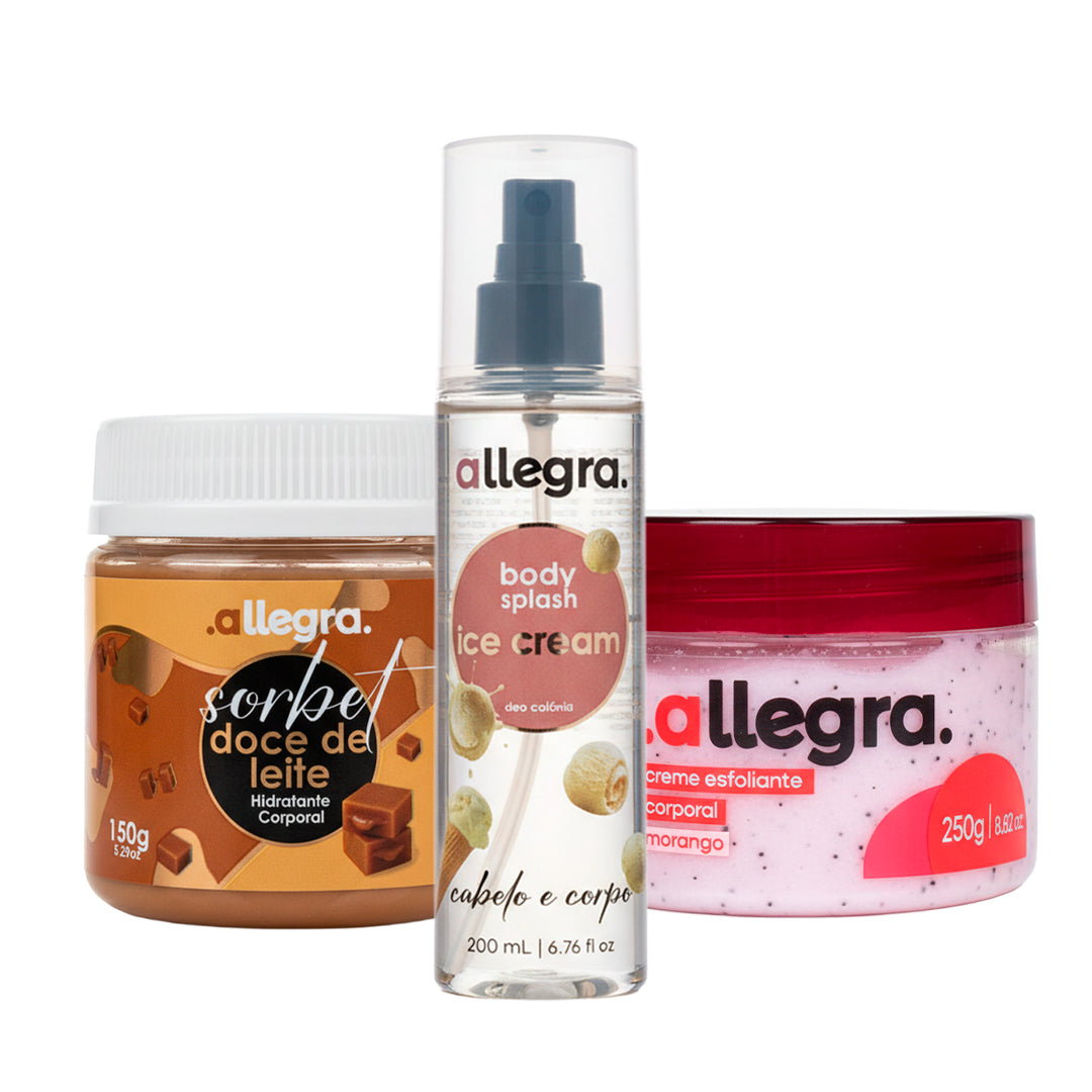 Kit Banho Premium Doce de Leite