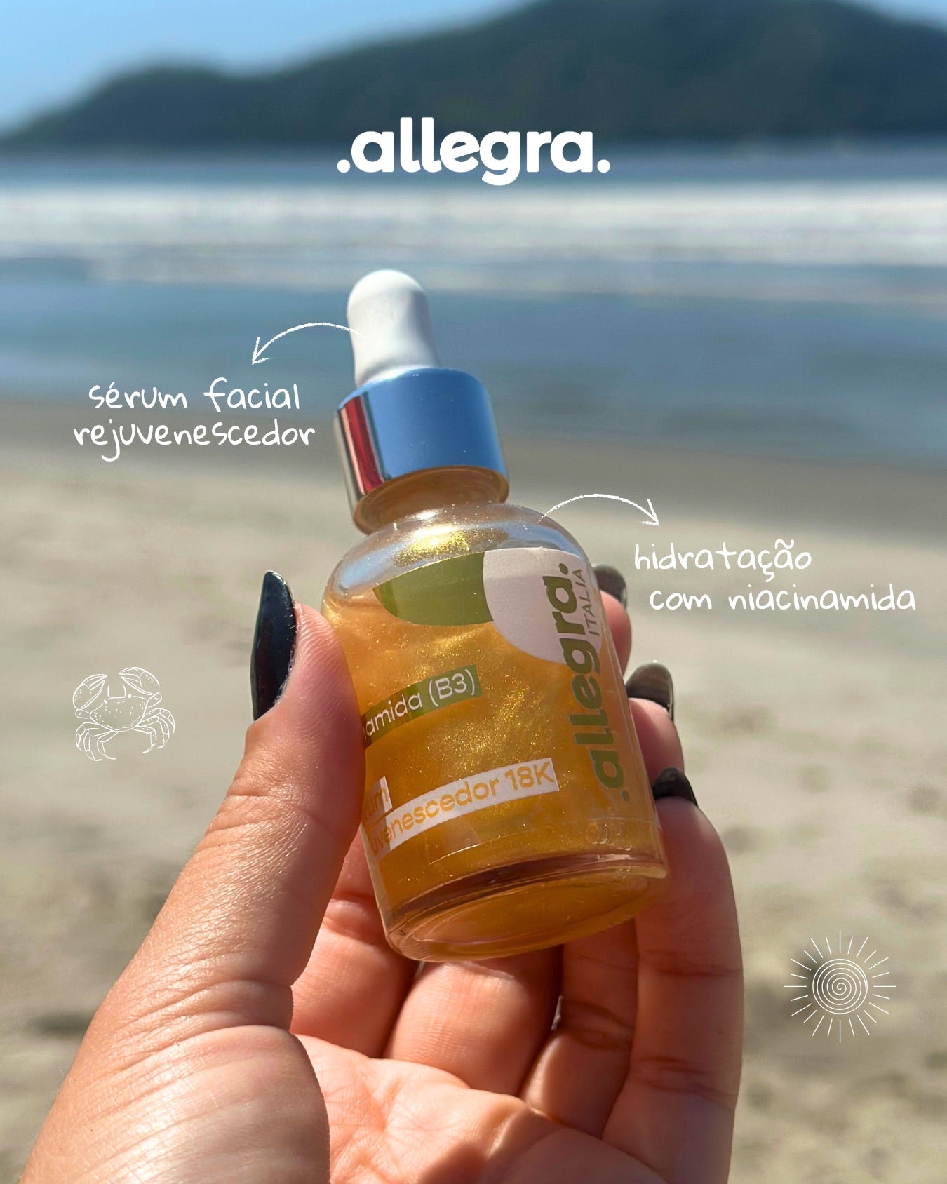 Sérum Iluminador Rejuvenescedor Allegra 30ml