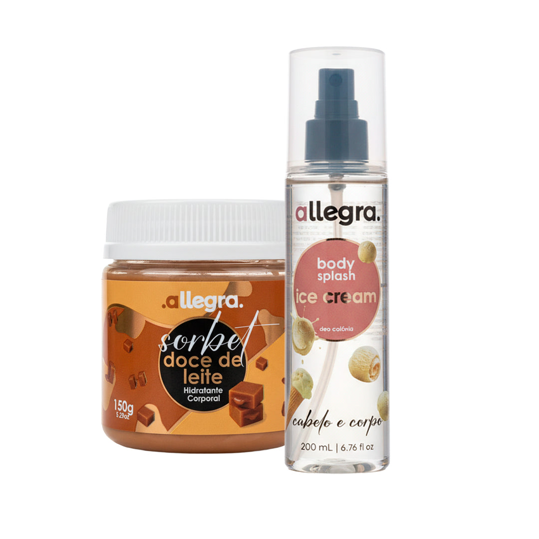 Kit Banho Top Doce de Leite